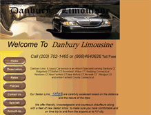 Tablet Screenshot of danburylimousine.com